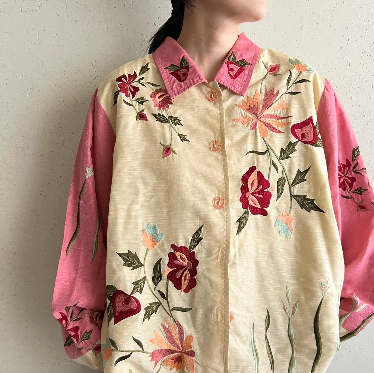 90s Embroidery Jacket