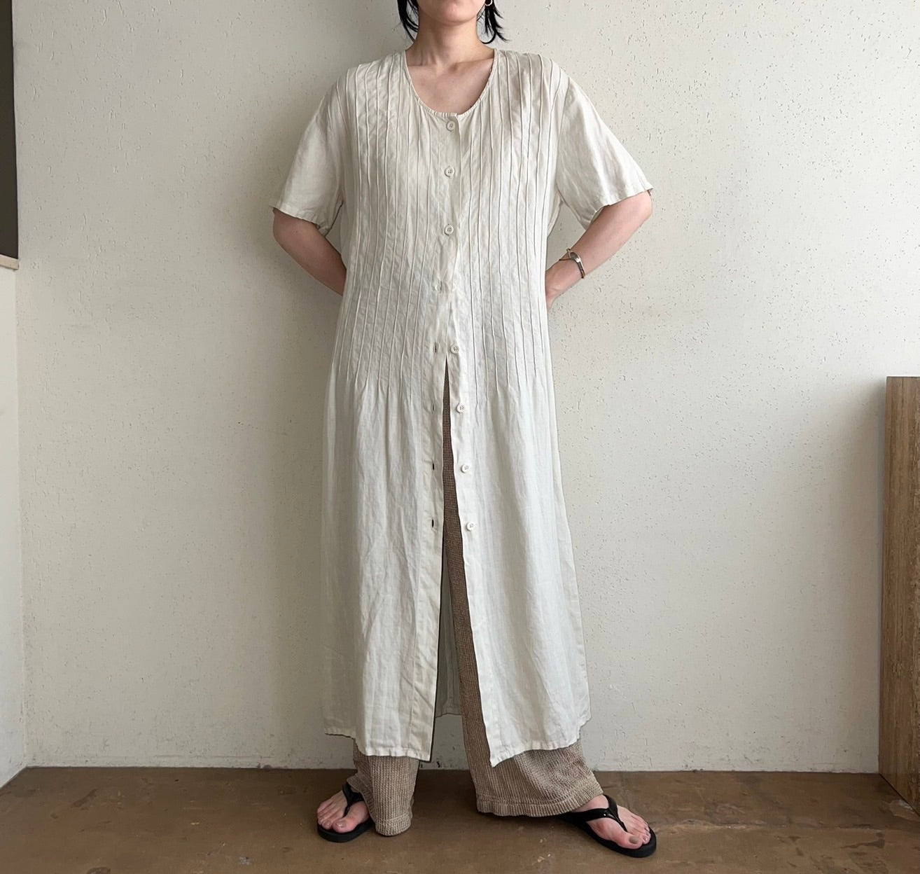 90s EURO Linen Dress