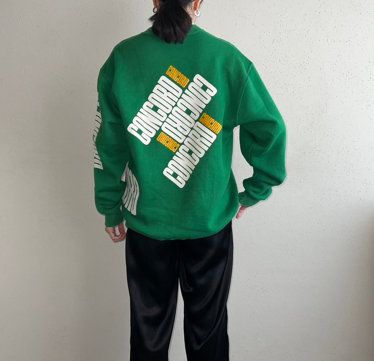90s Printed Sweater Made in USA
