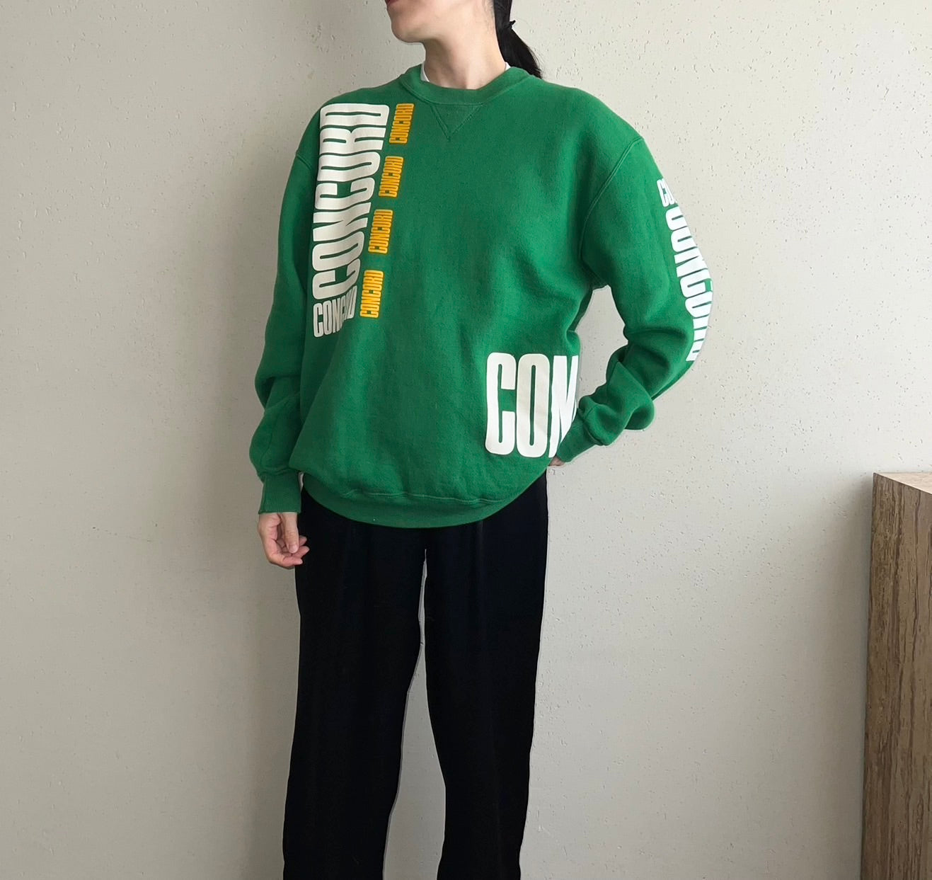 90s Printed Sweater Made in USA