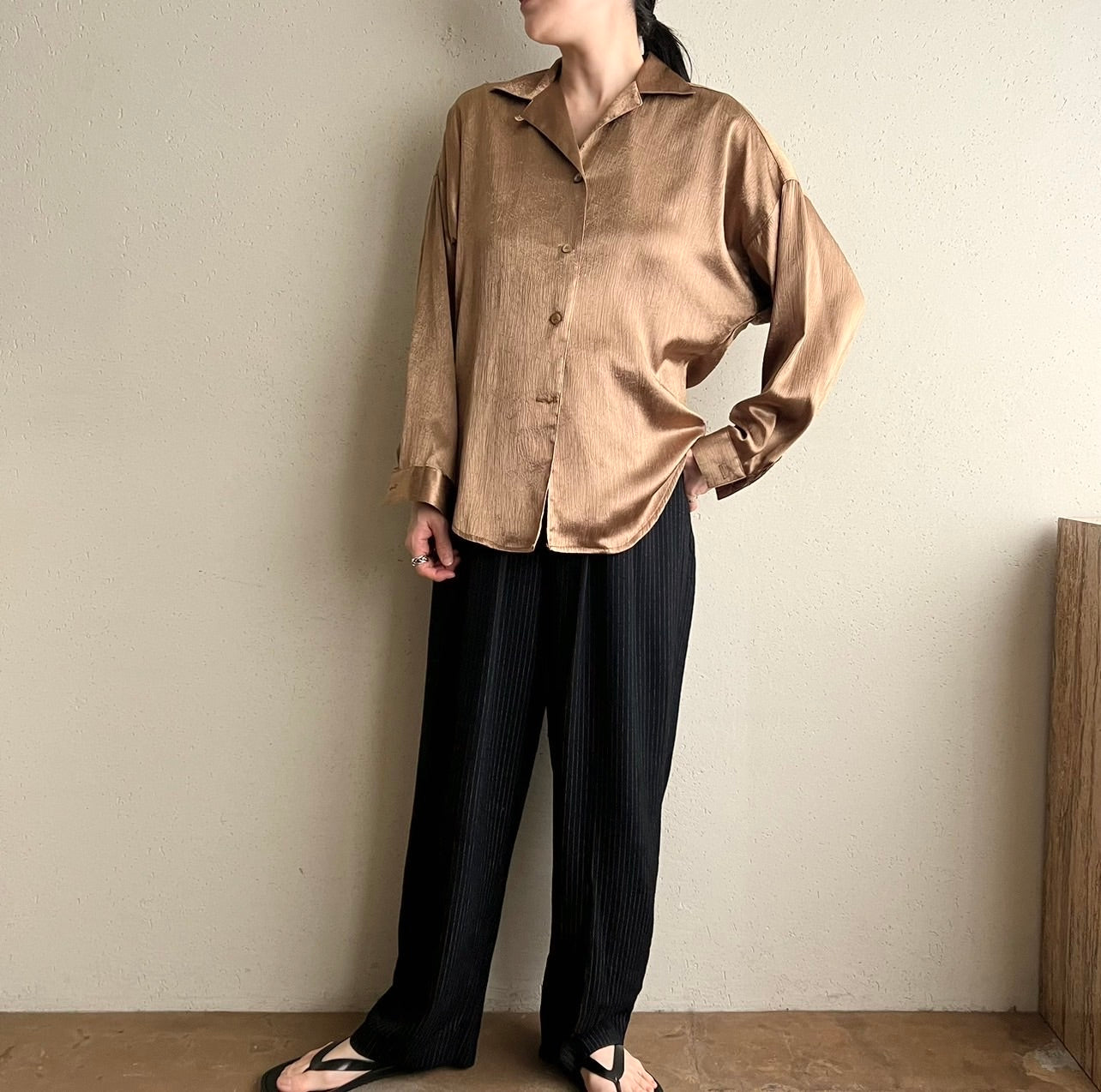 80s Shiny Shirt Made in USA