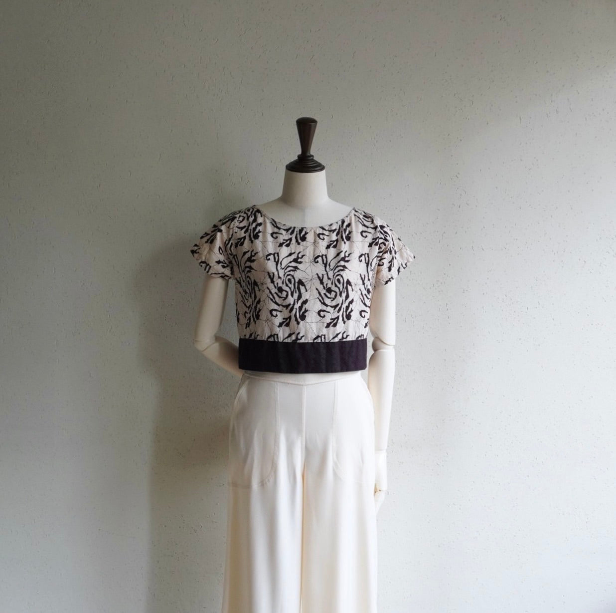 80s Cropped Blouse