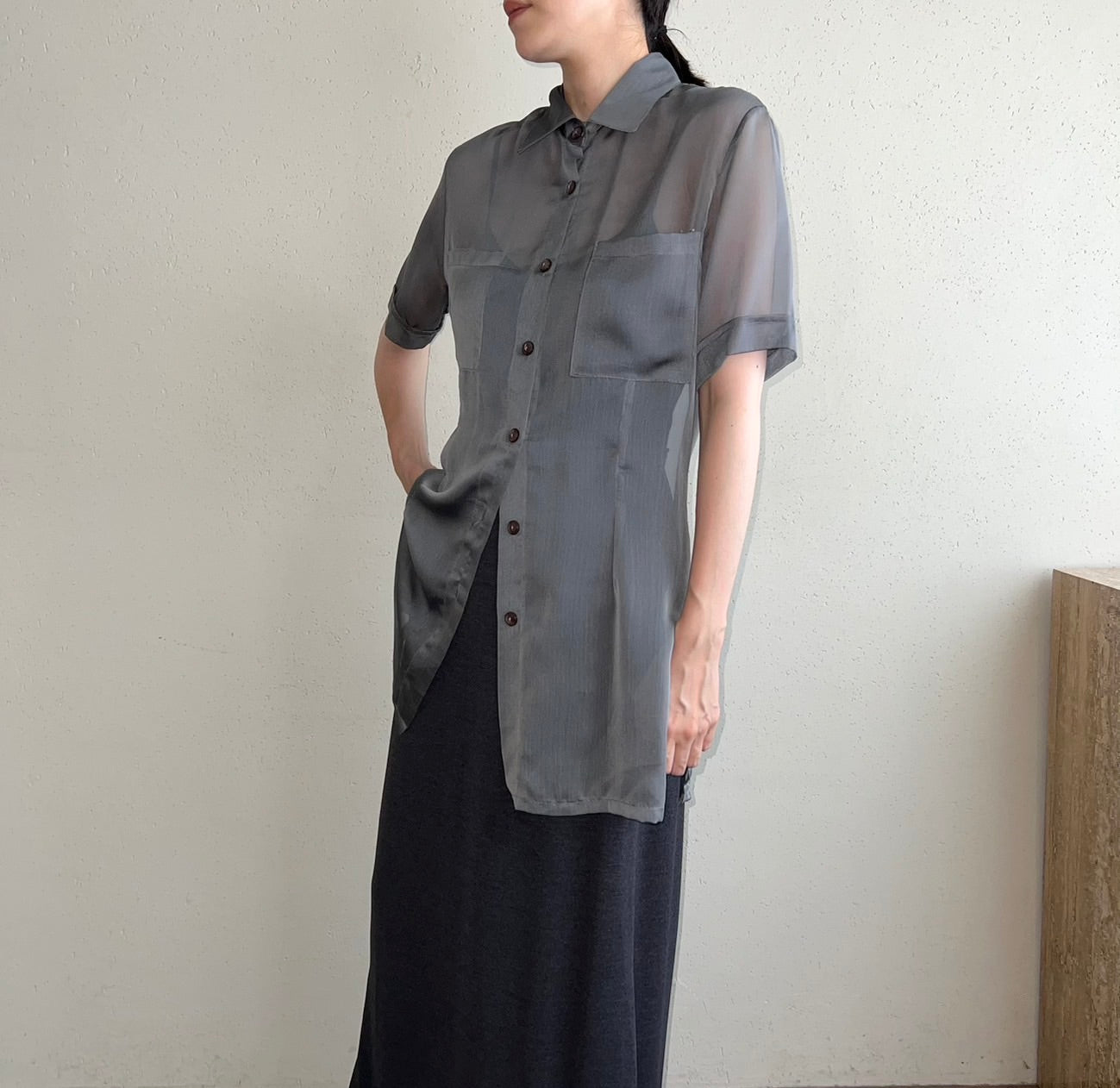 90s Sheer Shirt