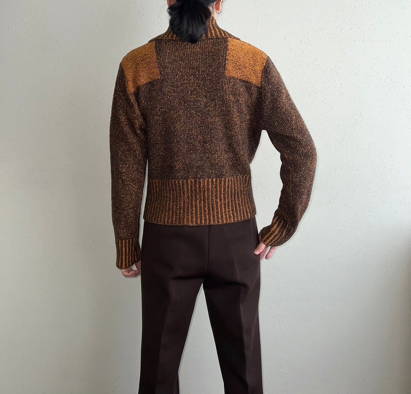 90s Silk Zipped Knit