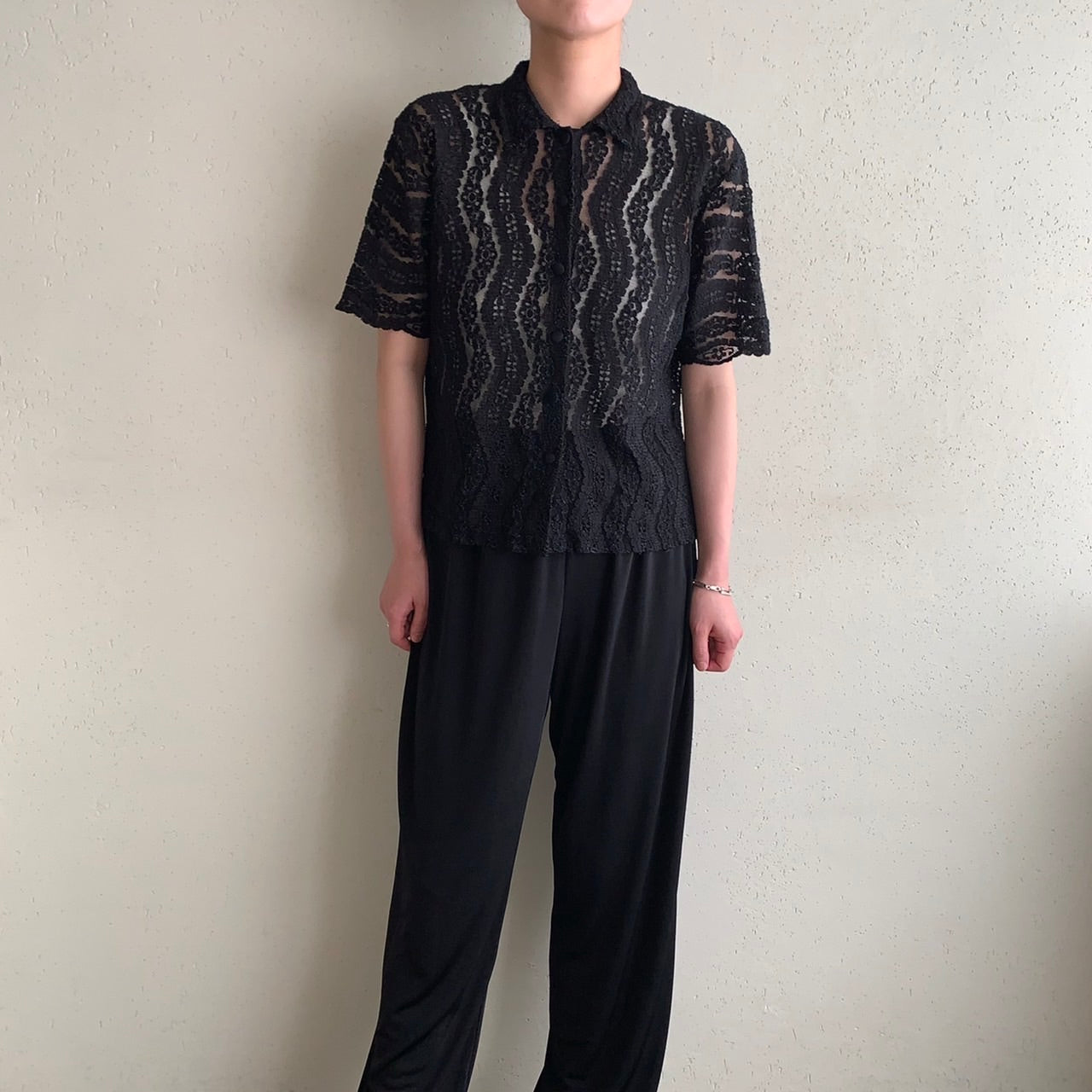 90s Lace Top Made in Italy