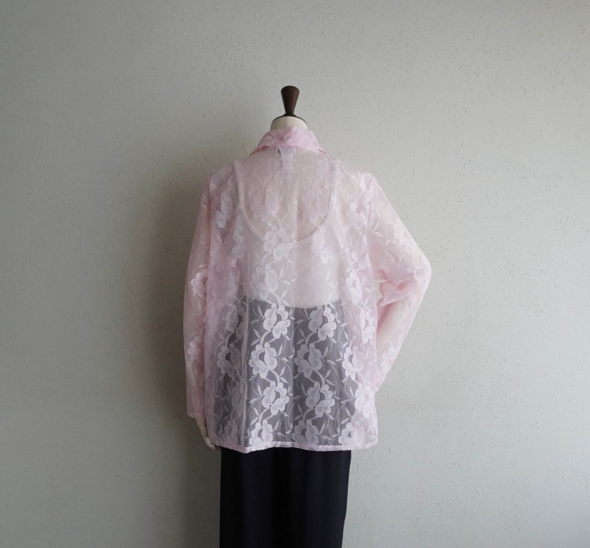 90s Sheer Design Shirt Made in USA