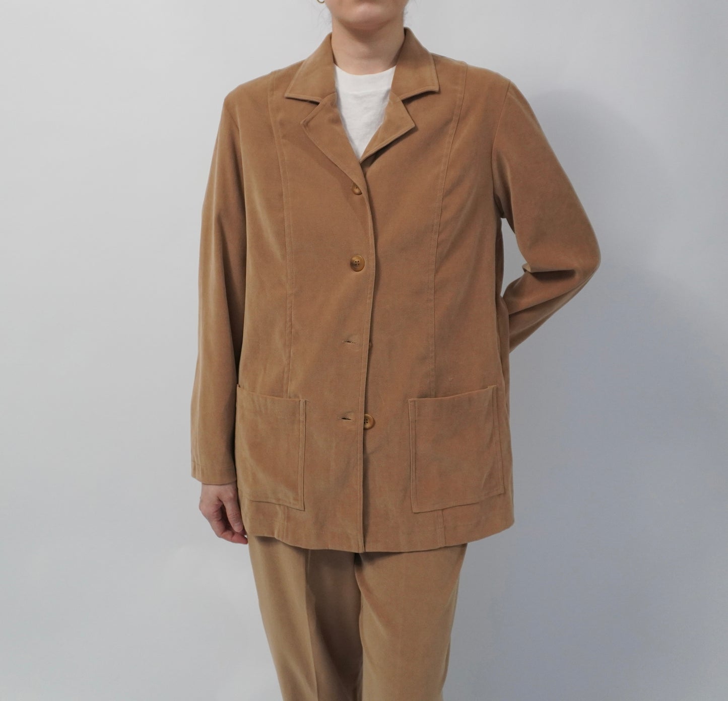 90s Beige Two-Piece
