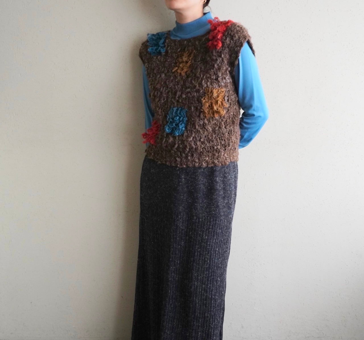90s Design Knit Vest