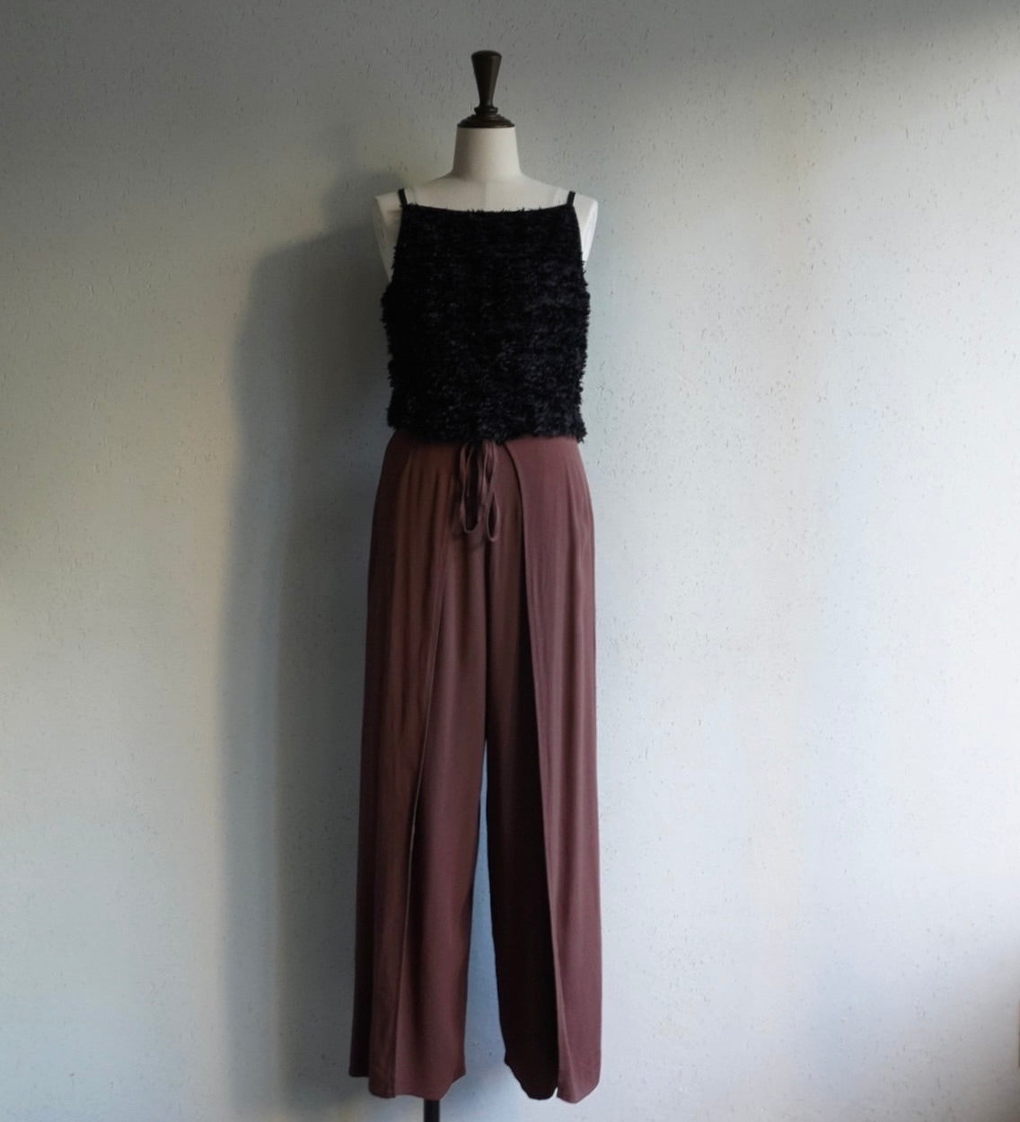 90s Brown Wide Pants