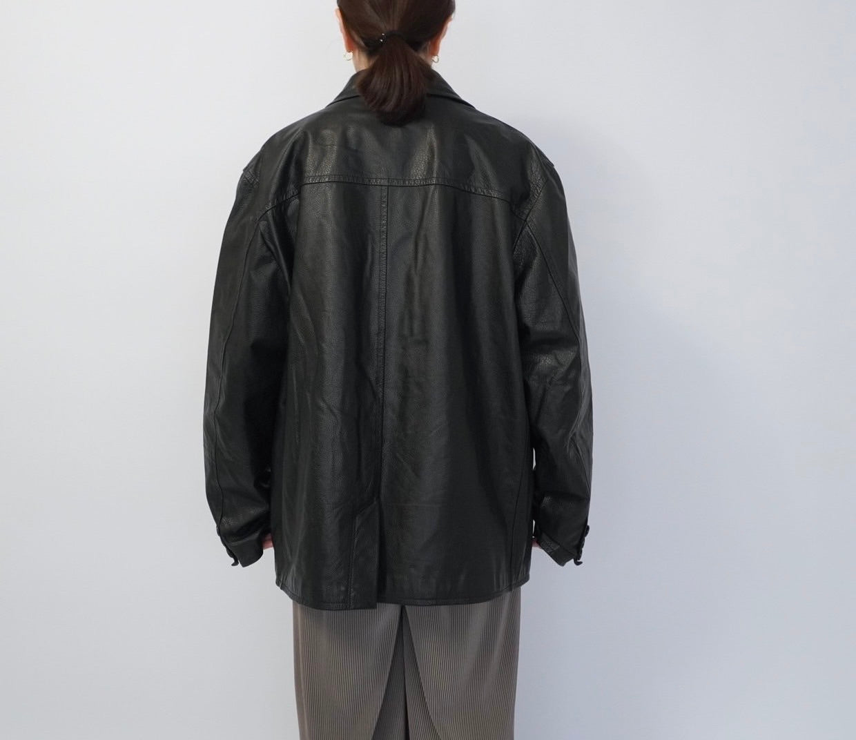 90s "Versus Gianni Versace" Leather Jacket Made in Italy