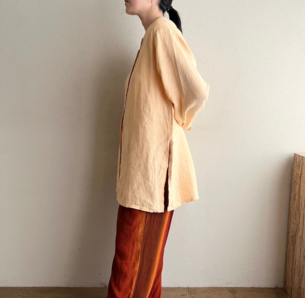 90s Linen Blouse