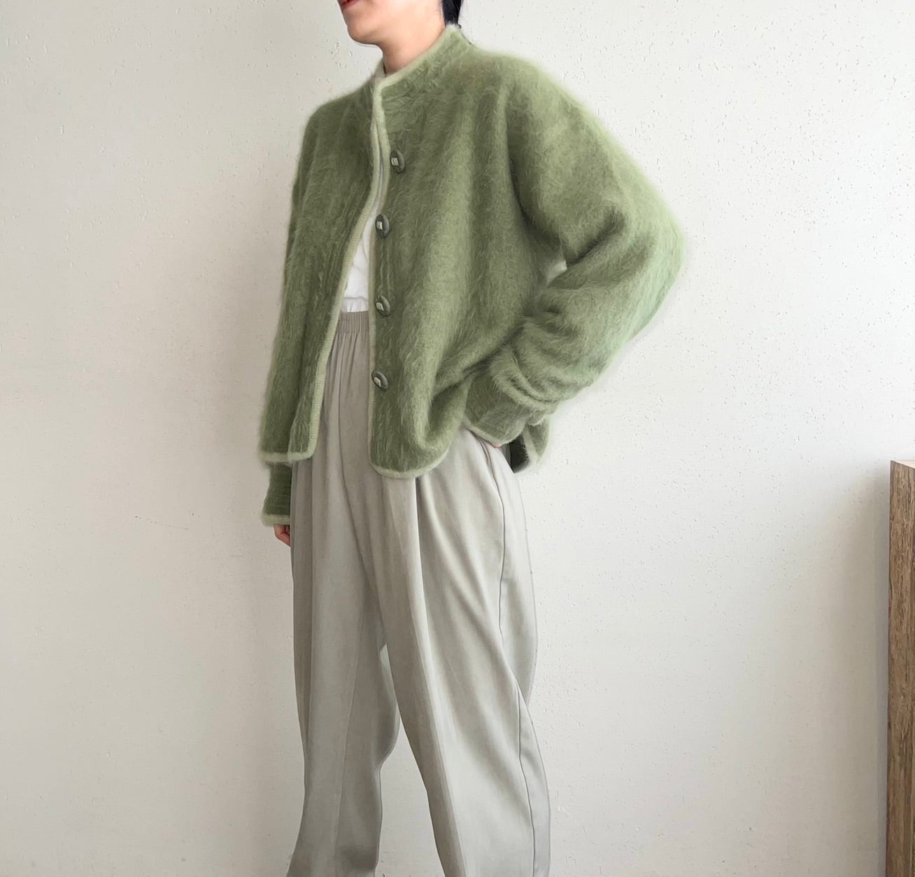 90s Angora Knit Jacket