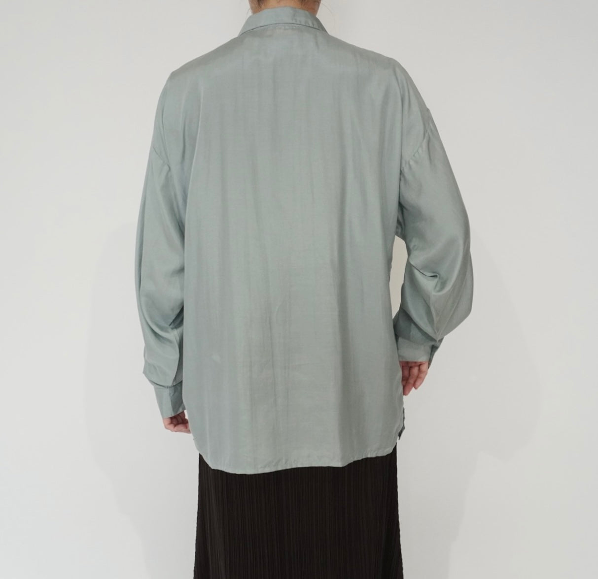 80s EURO Silk Pullover Shirt Jacket