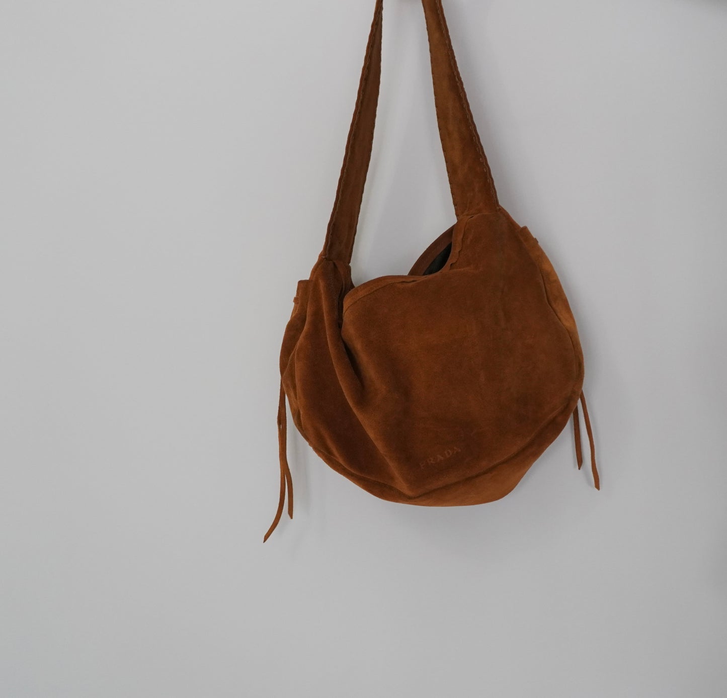 "PRADA" Suede Bag