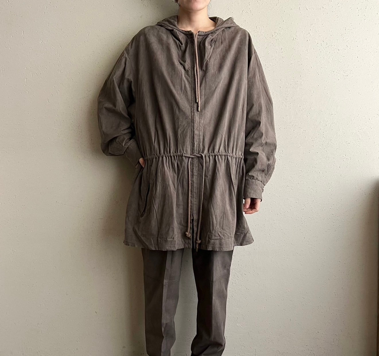 80s Suede Two-Piece Made in USA