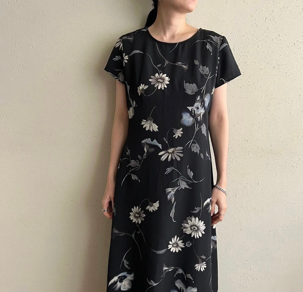 90s Printed Dress Made in Canada