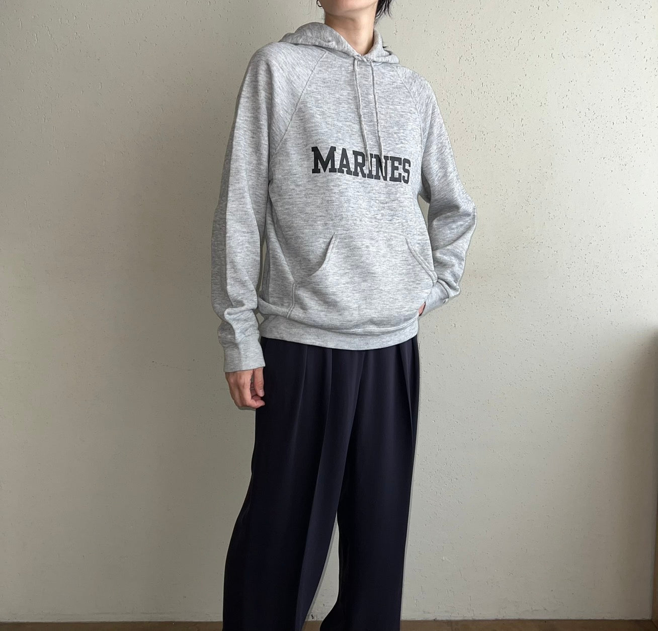 90s Hooded Sweater Made in USA