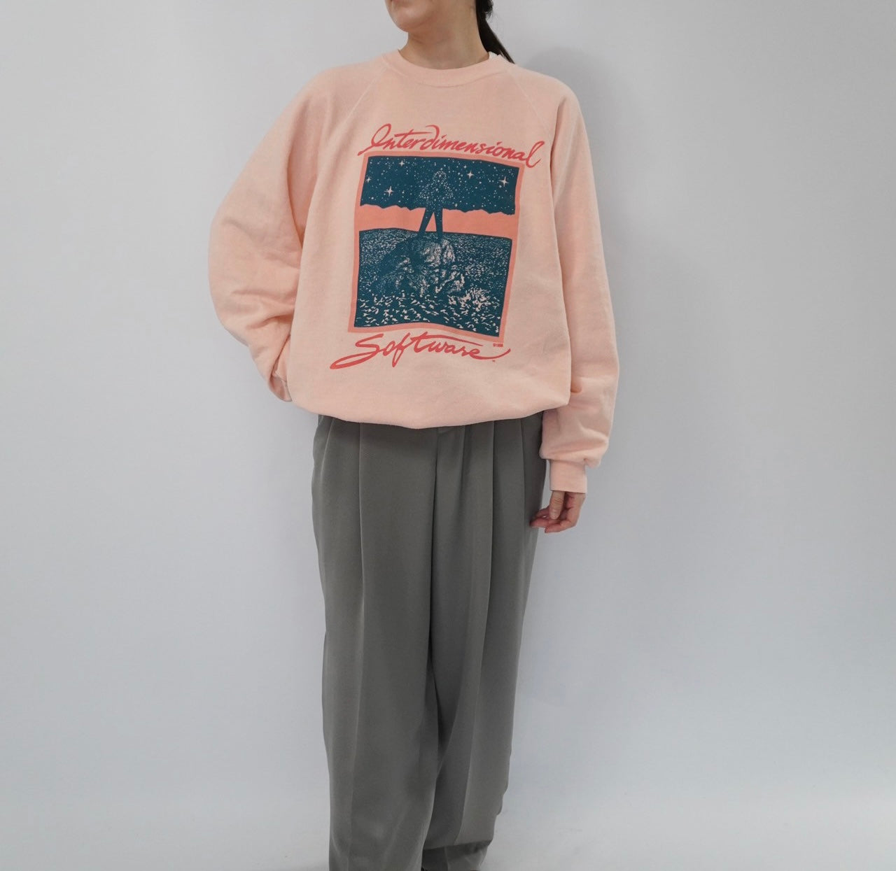 80s Printed Sweater