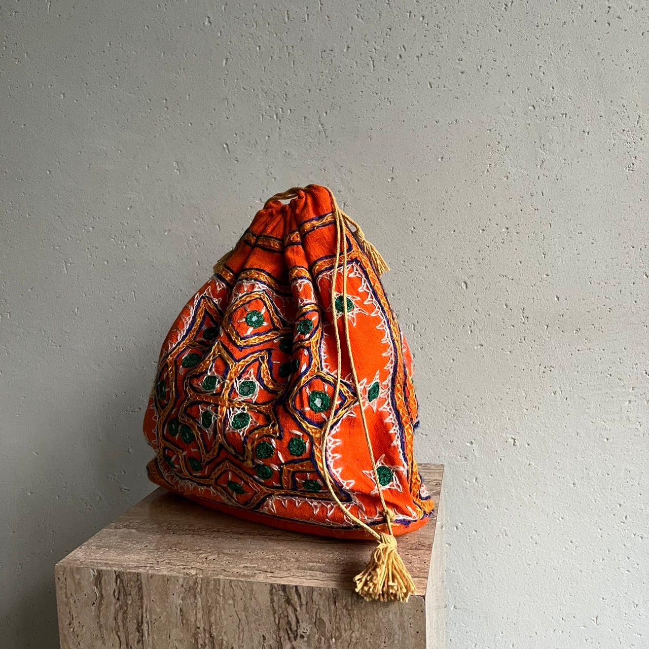 70s Embroidery Bag