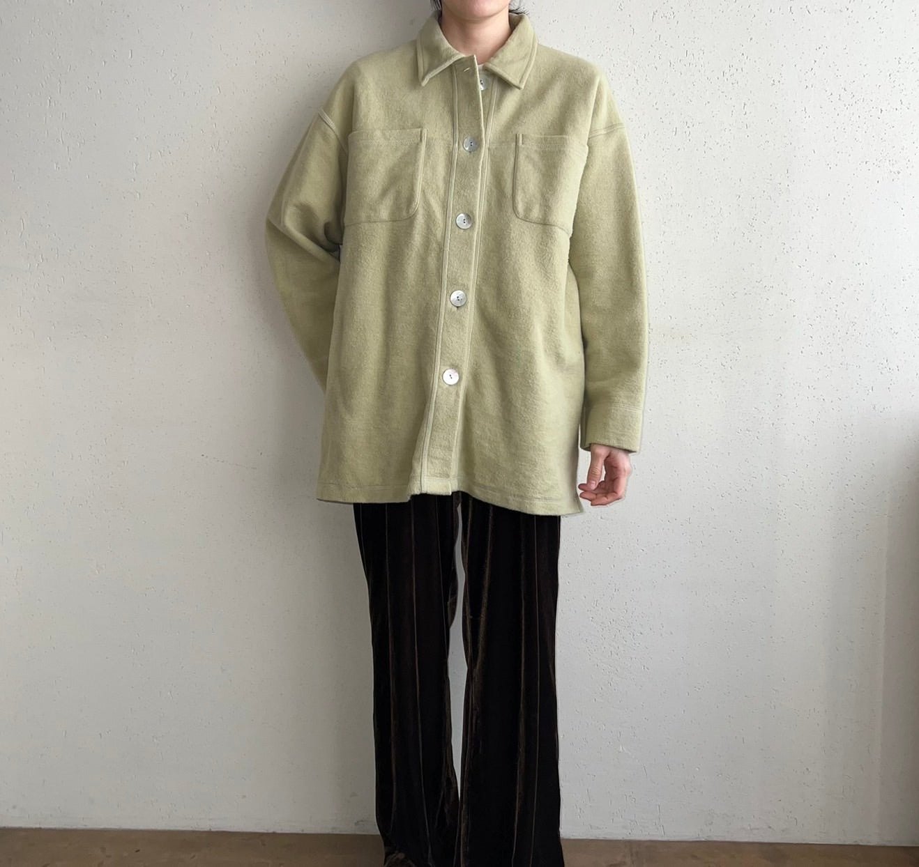90s Cotton Shirt Jacket