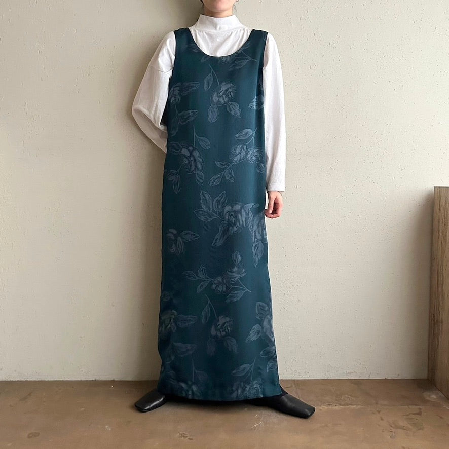 90s Printed Sleeveless Dress