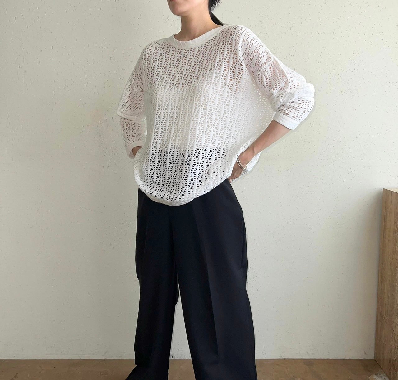 90s Crochet Top Made in USA