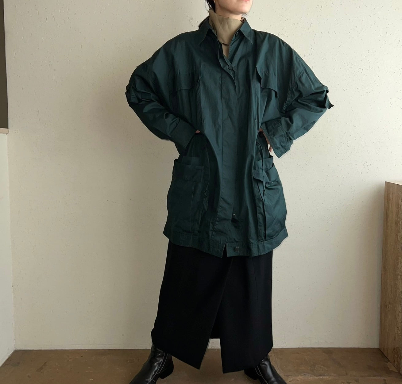 90s "ELLEN TRACY" Light Jacket