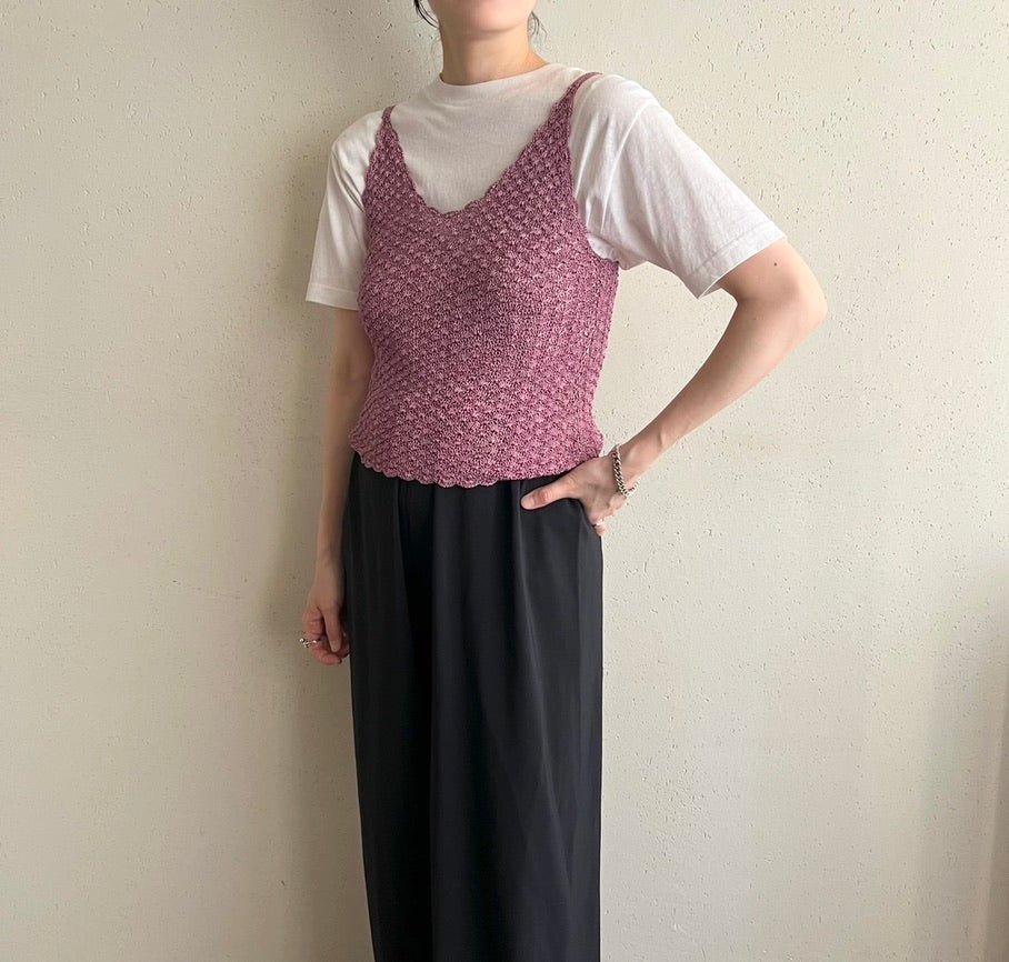 90s Crochet Top