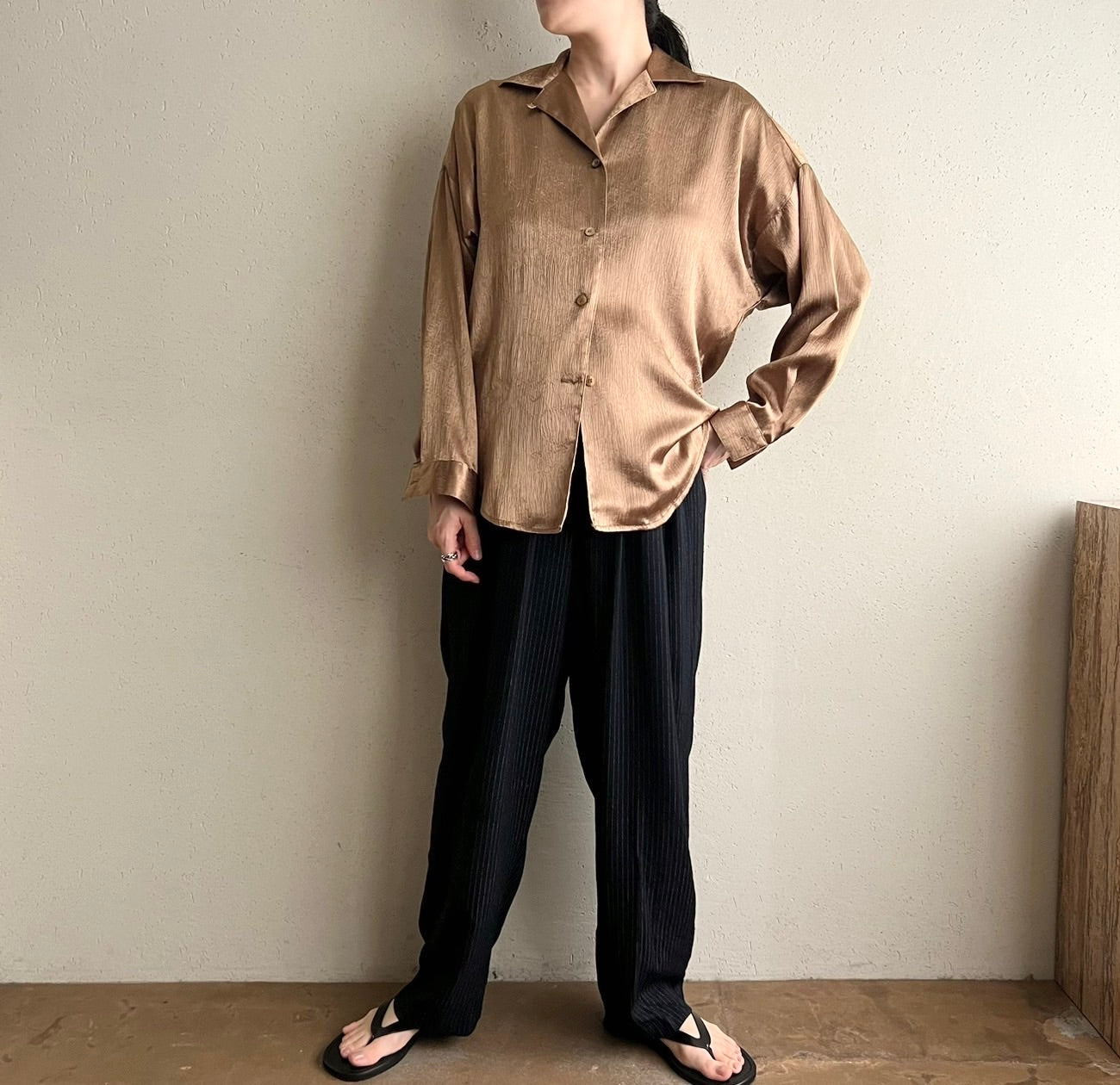 80s Shiny Shirt Made in USA