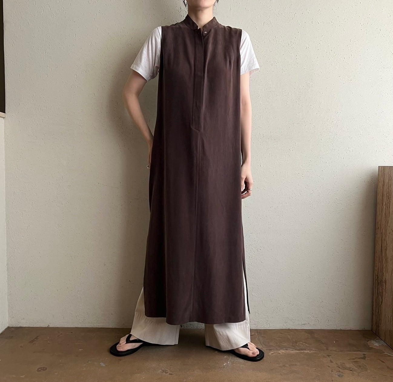 90s Silk Sleeveless Dress