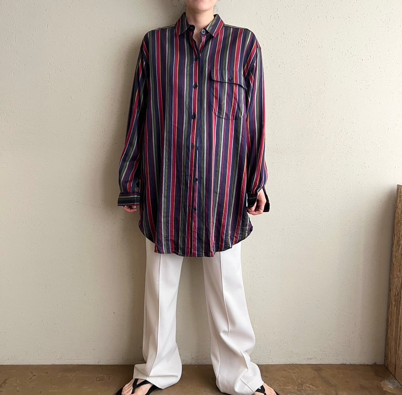 90s Striped Shirt Made in USA
