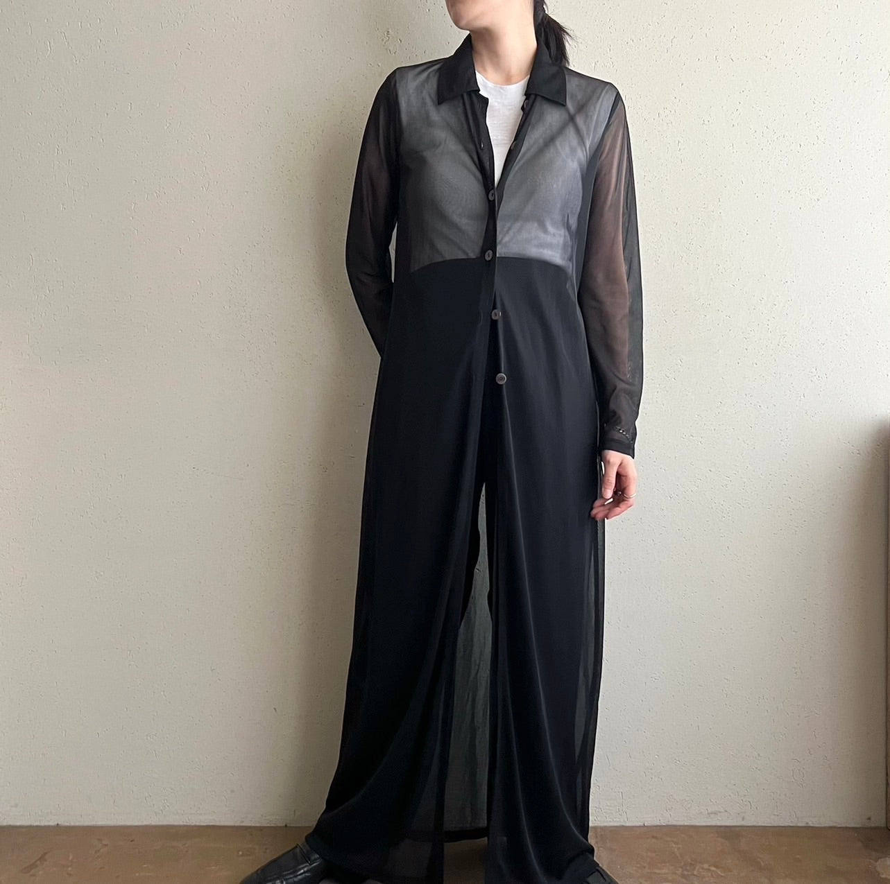 90s Sheer Long Dress