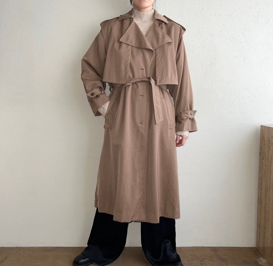80s "Louis Feraud" Wool Coat
