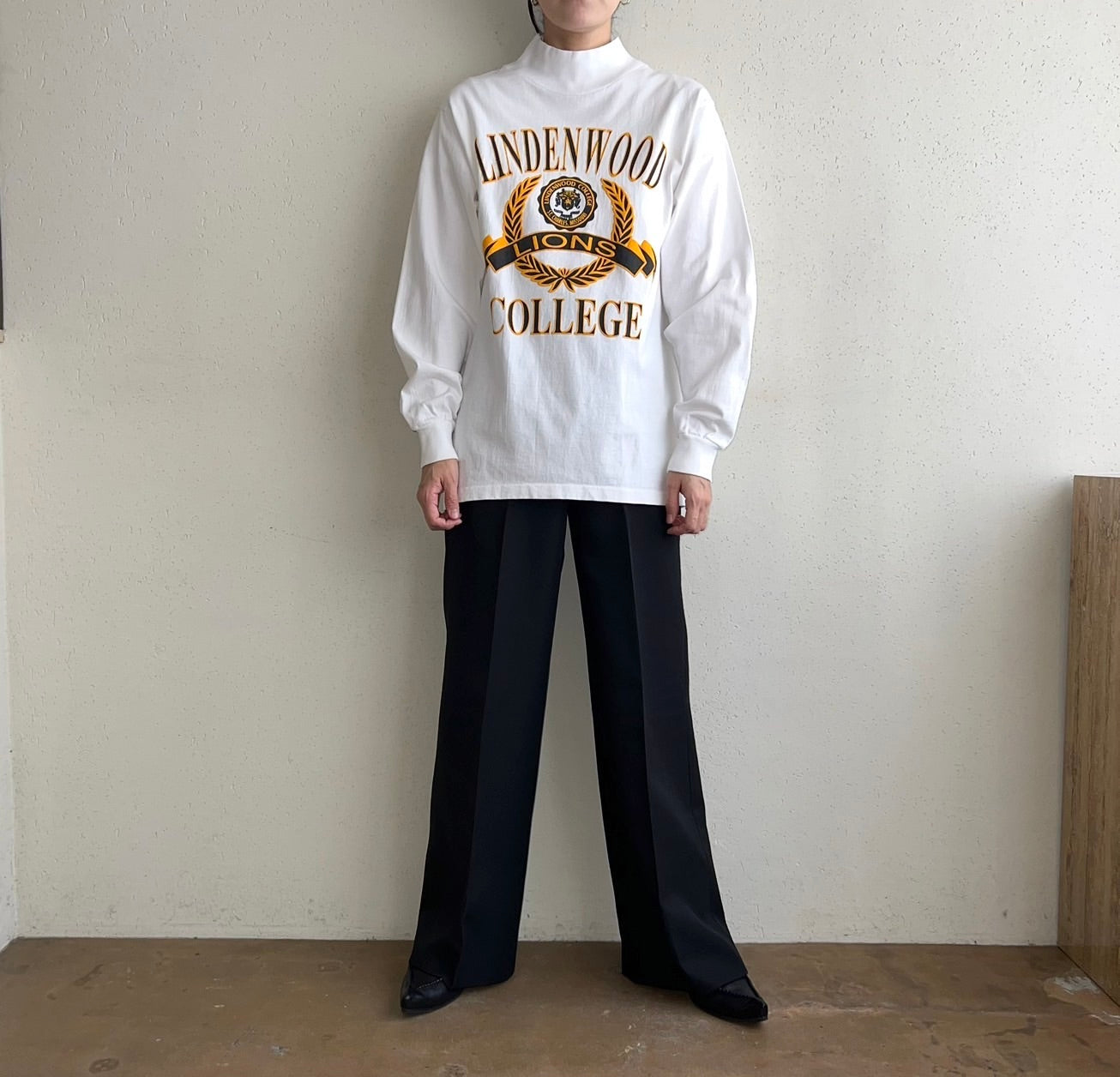 90s Printed Long T-shirt Made in USA