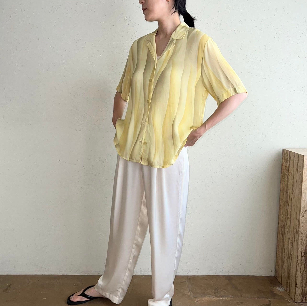 90s EURO Sheer Shirt