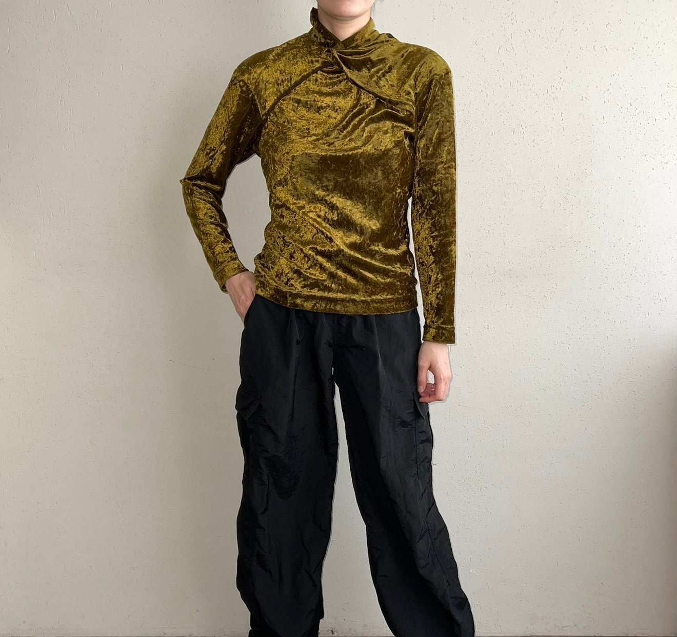 90s Velor Design Top