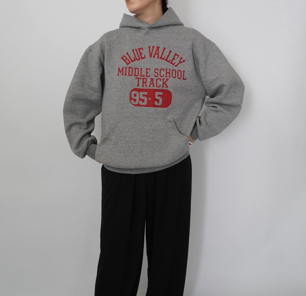 90s Hooded Sweater Made in USA