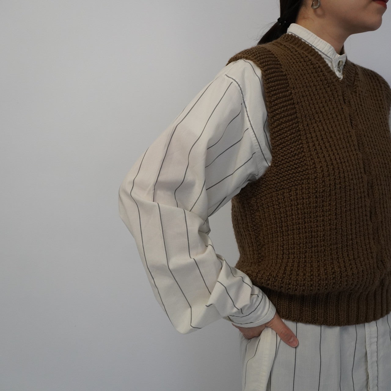 90s Design Knit Vest