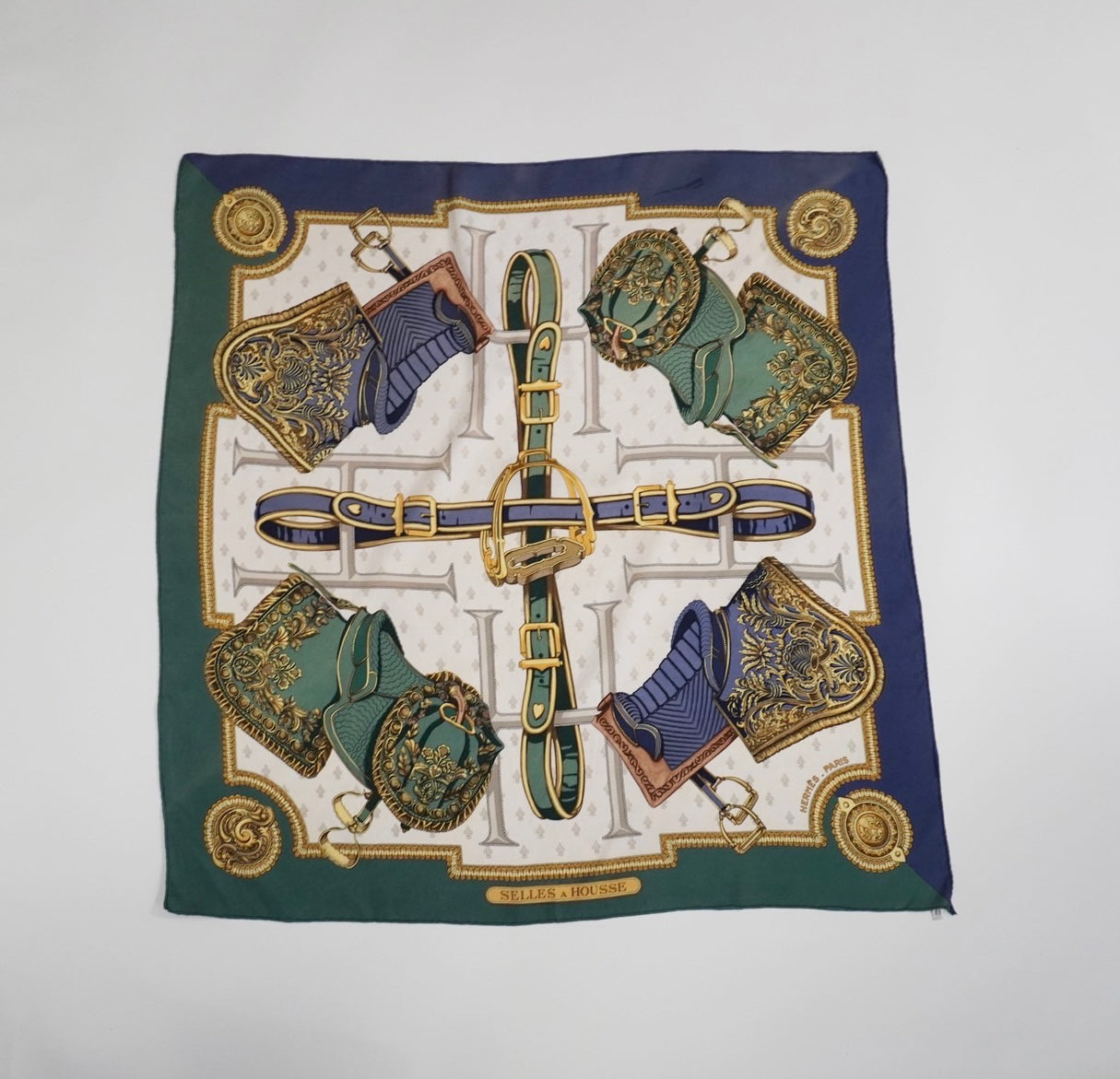 ”Hermès ” Silk Scarf