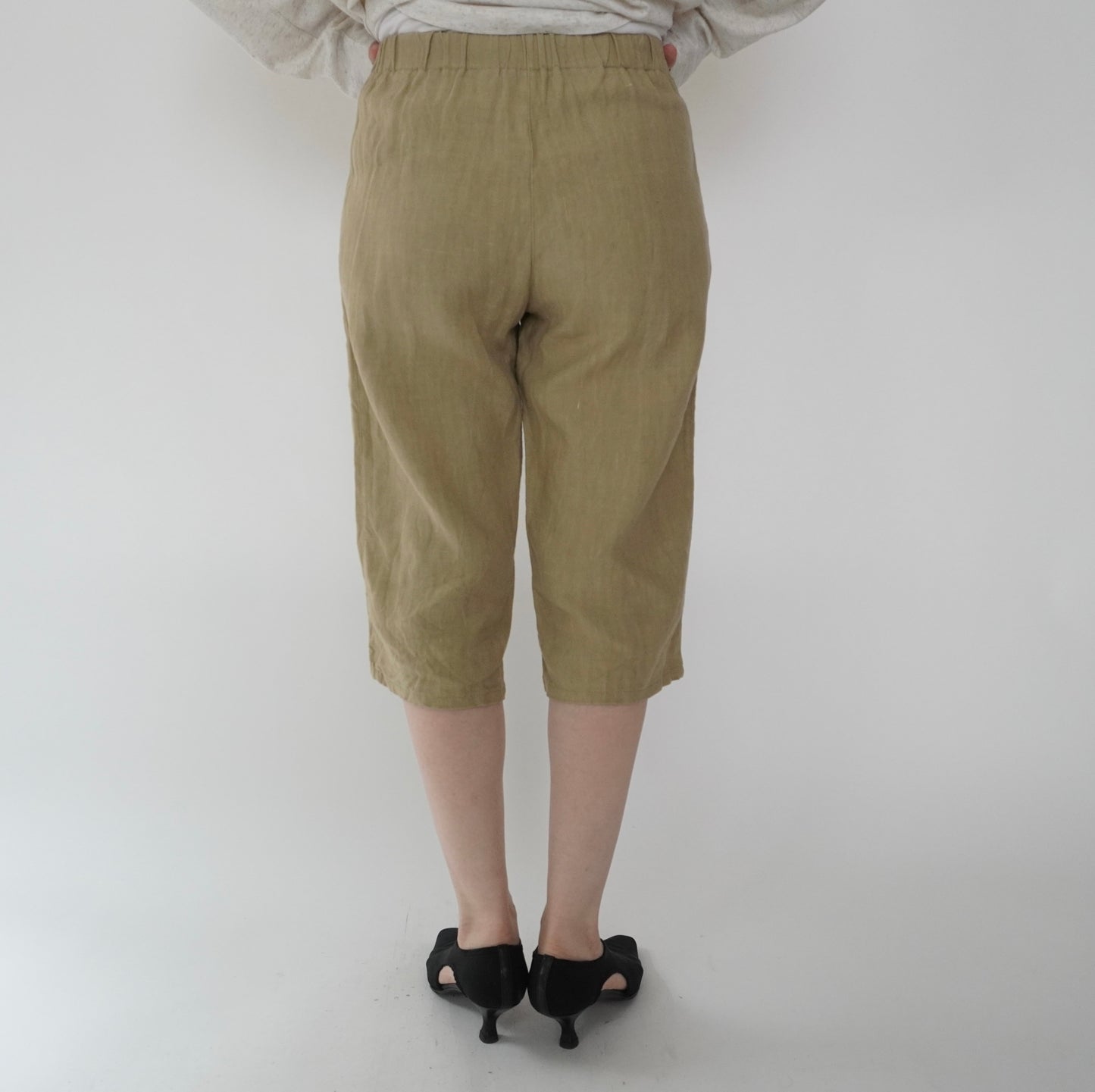 90s Linen Shorts Made in Italy