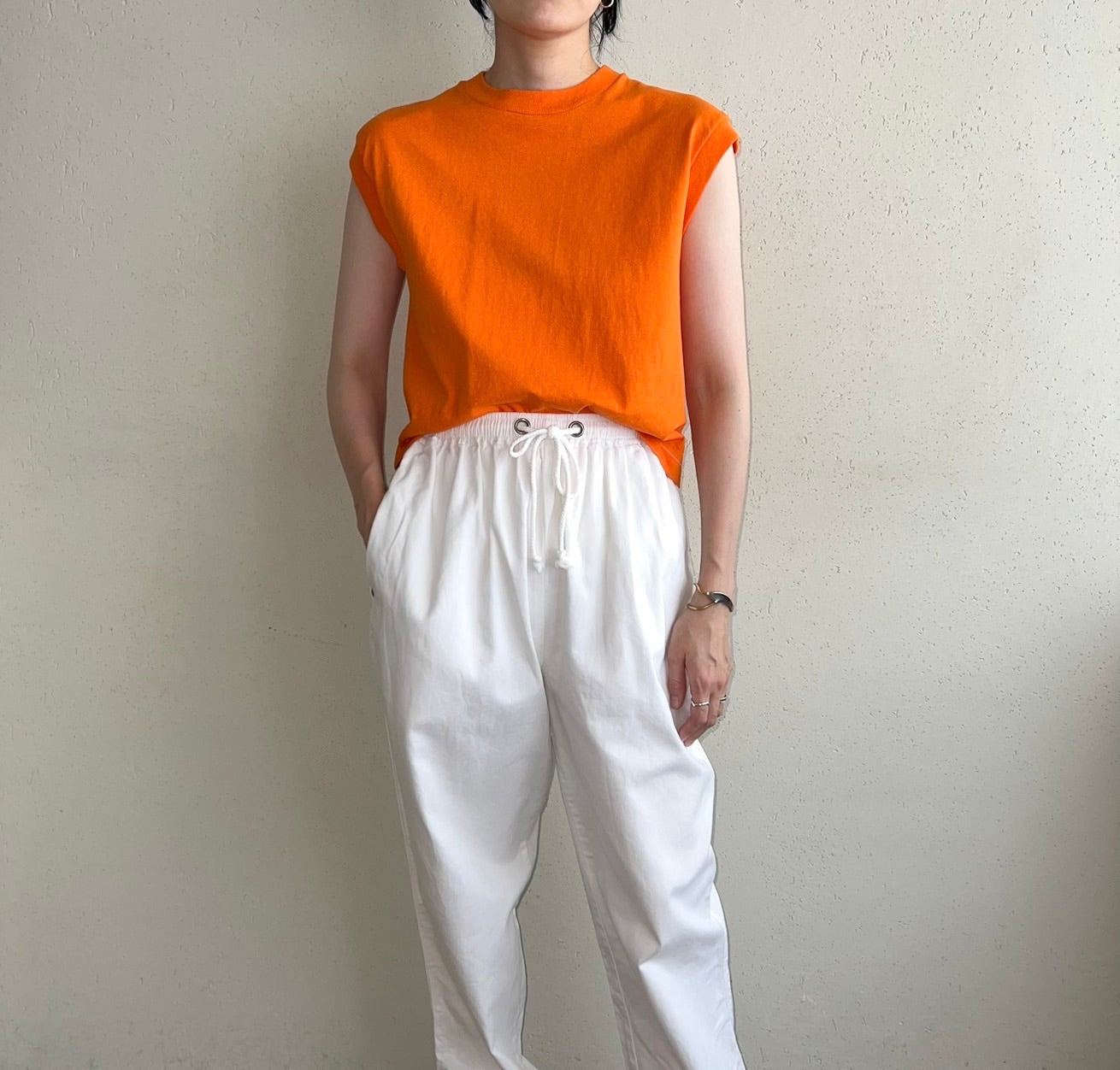 90s Sleeveless T-shirt Made in USA