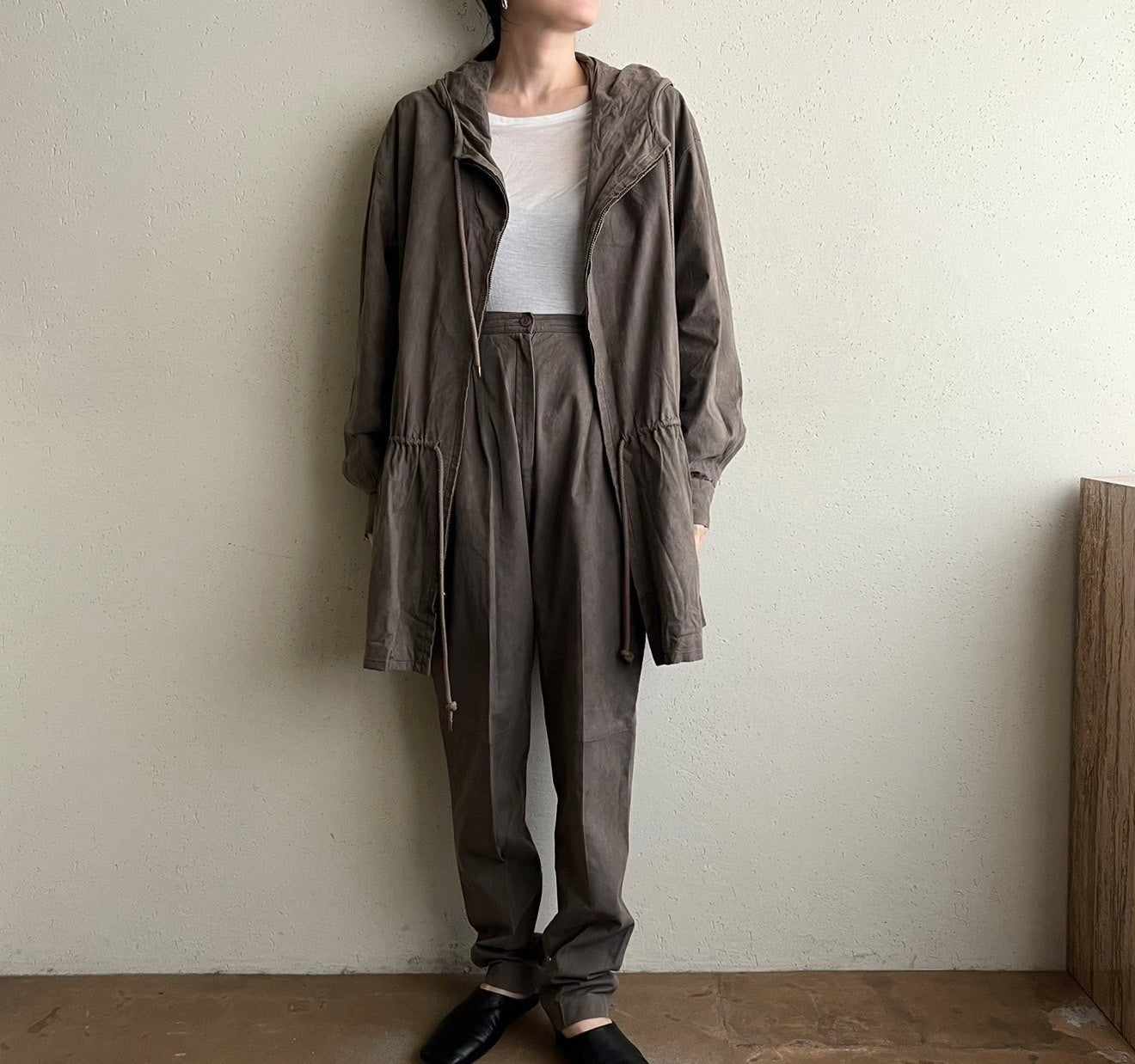 80s Suede Two-Piece Made in USA