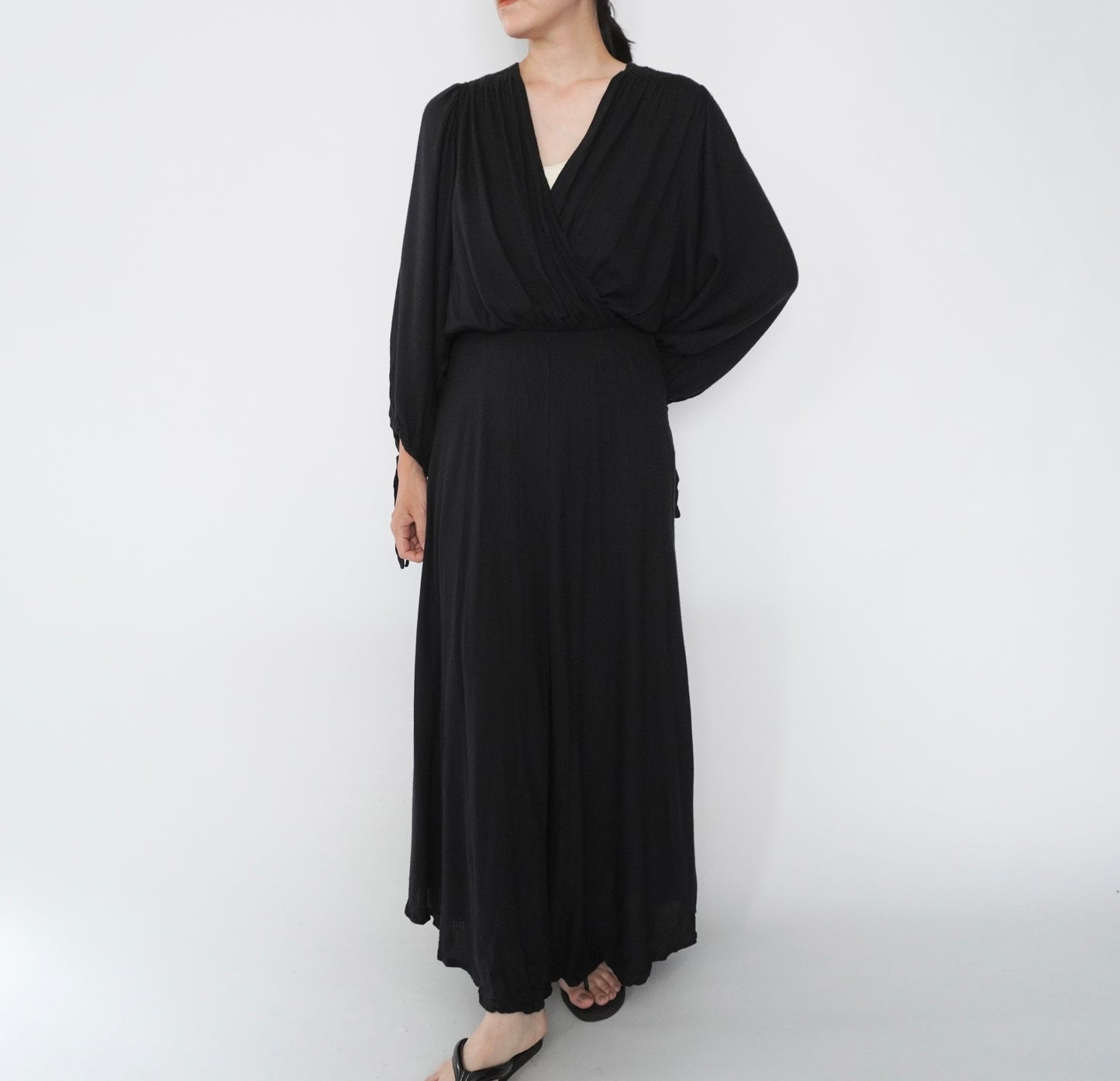 90s EURO Design Black Dress