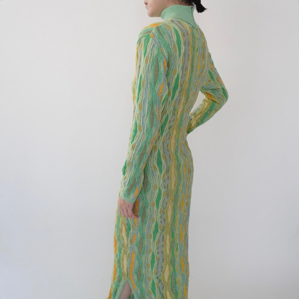 80s Design Cotton Knit Dress Made in Australia