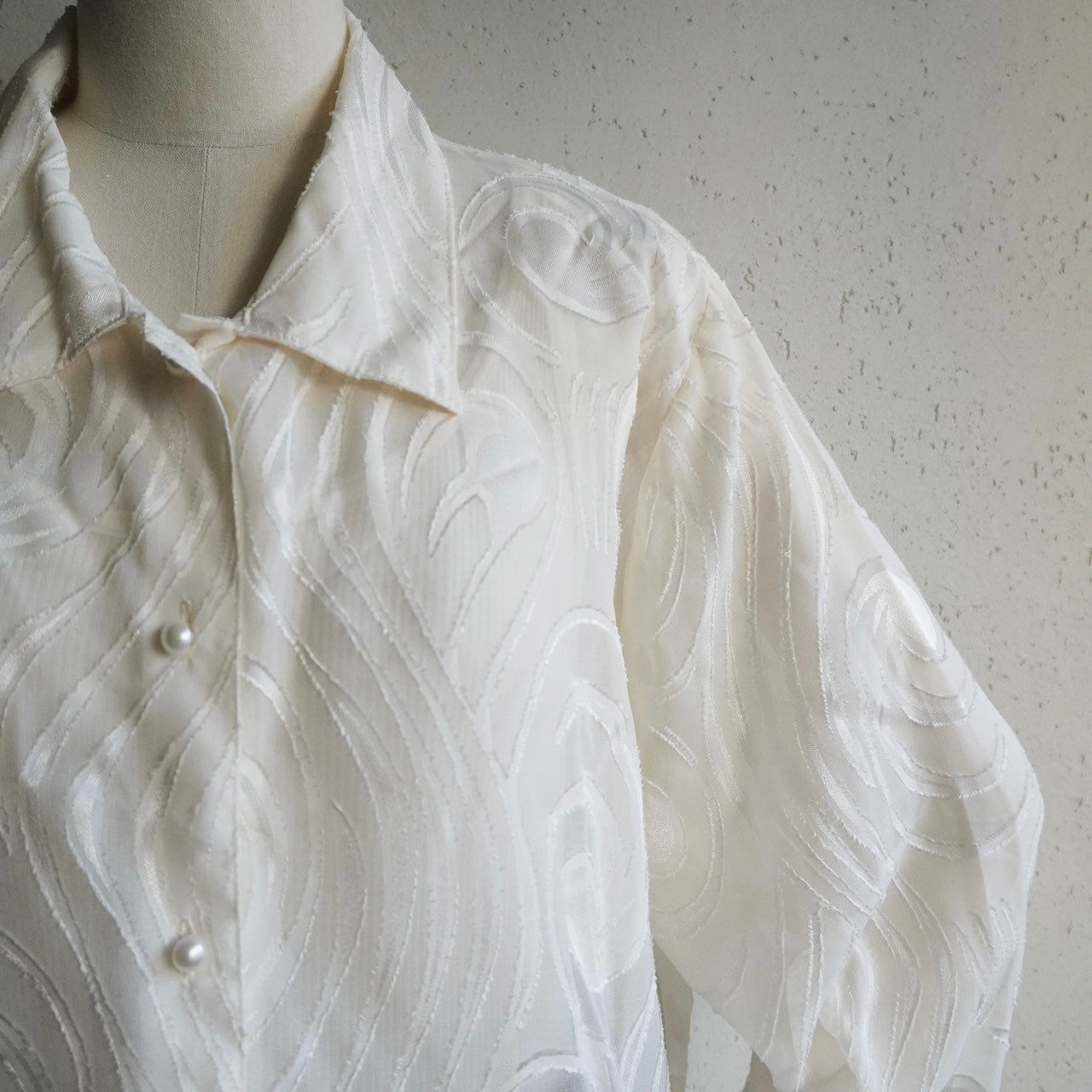 90s Design Sheer Shirt