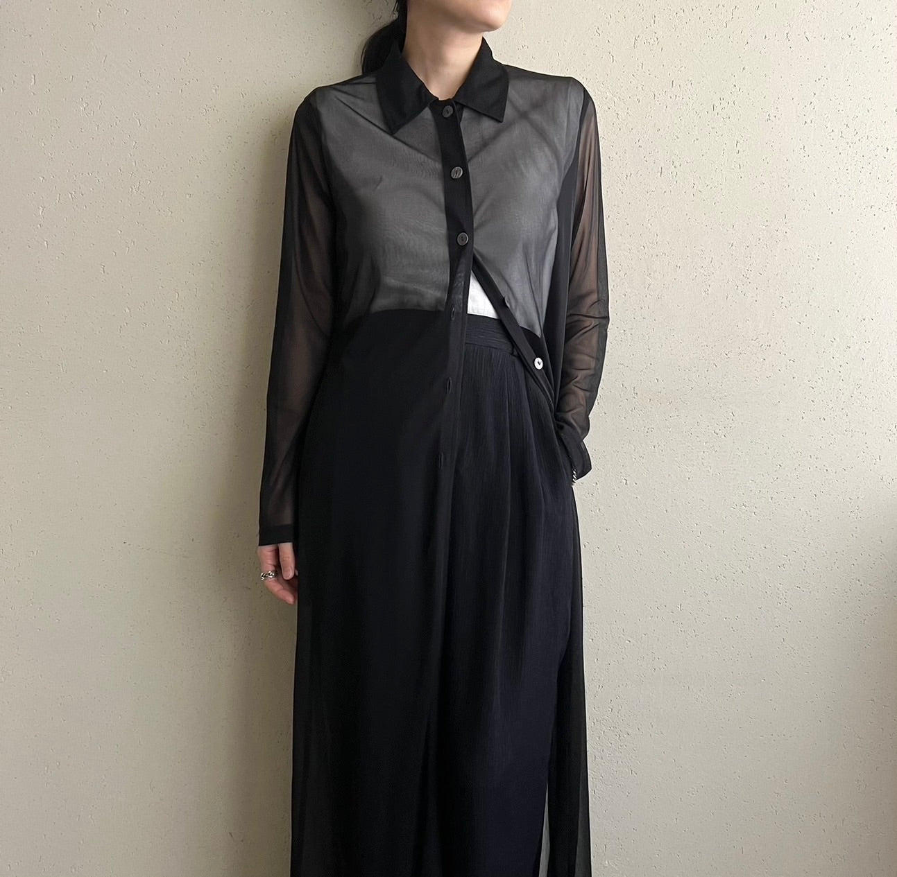90s Sheer Long Dress