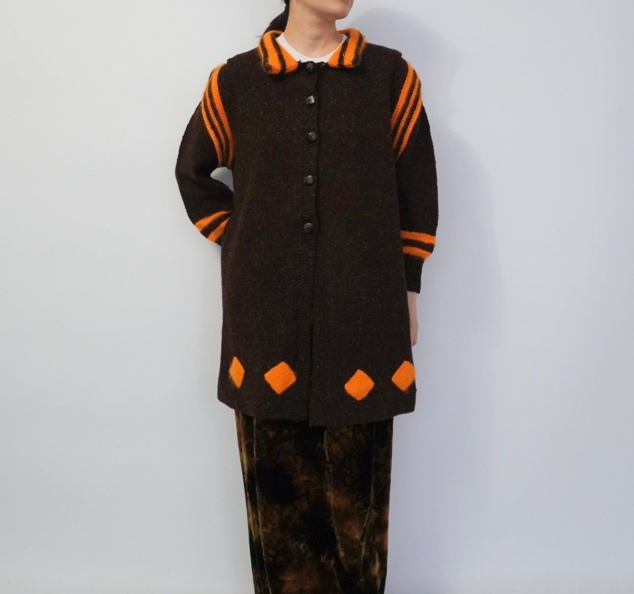 80s Design Knit Jacket