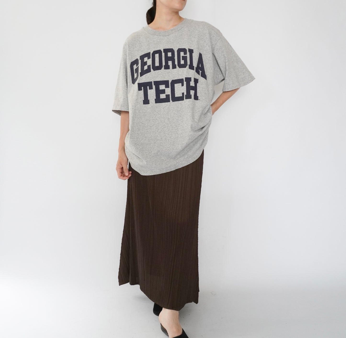 90s Printed Big T-shirt Made in USA