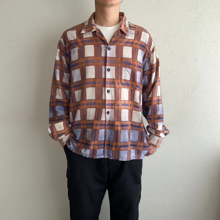 60s PILGRIM Plaid Shirt