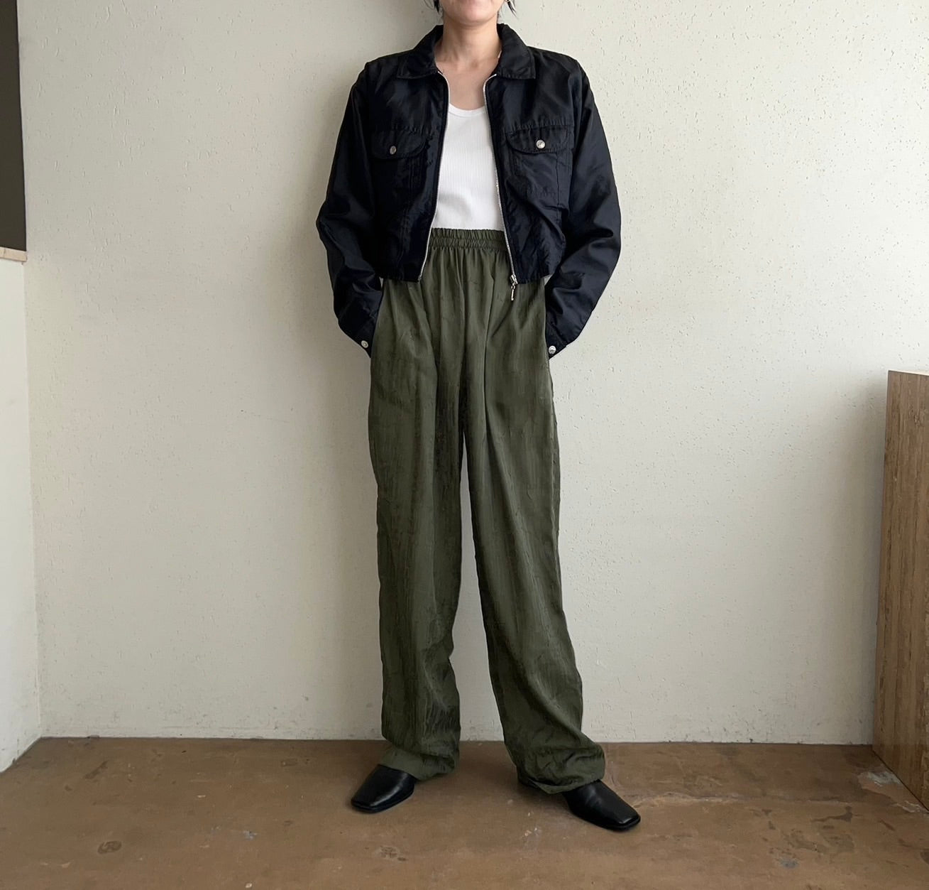 90s Black Zipped Jacket